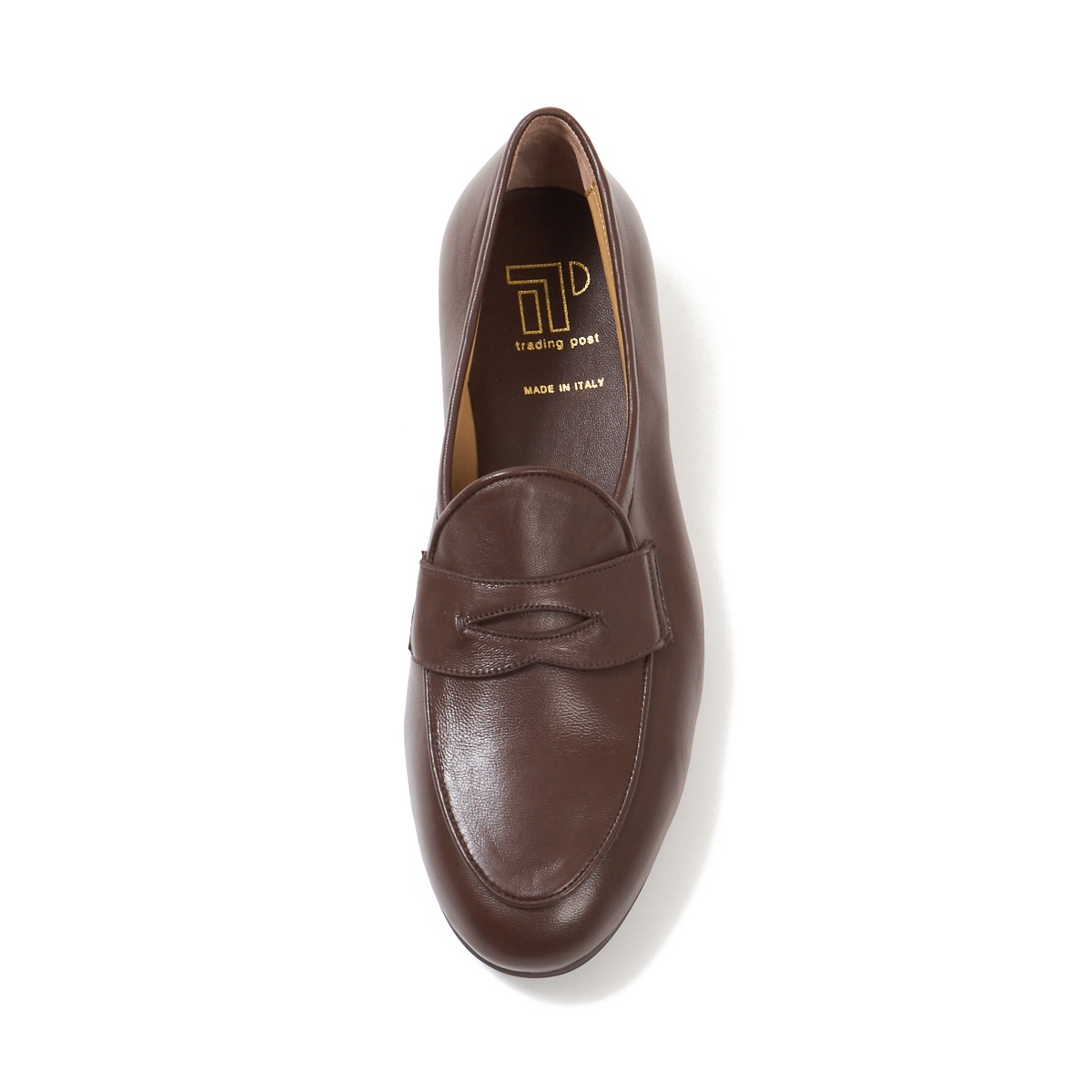 トレーディングポスト LUPO DARKBROWN ローファー メンズ