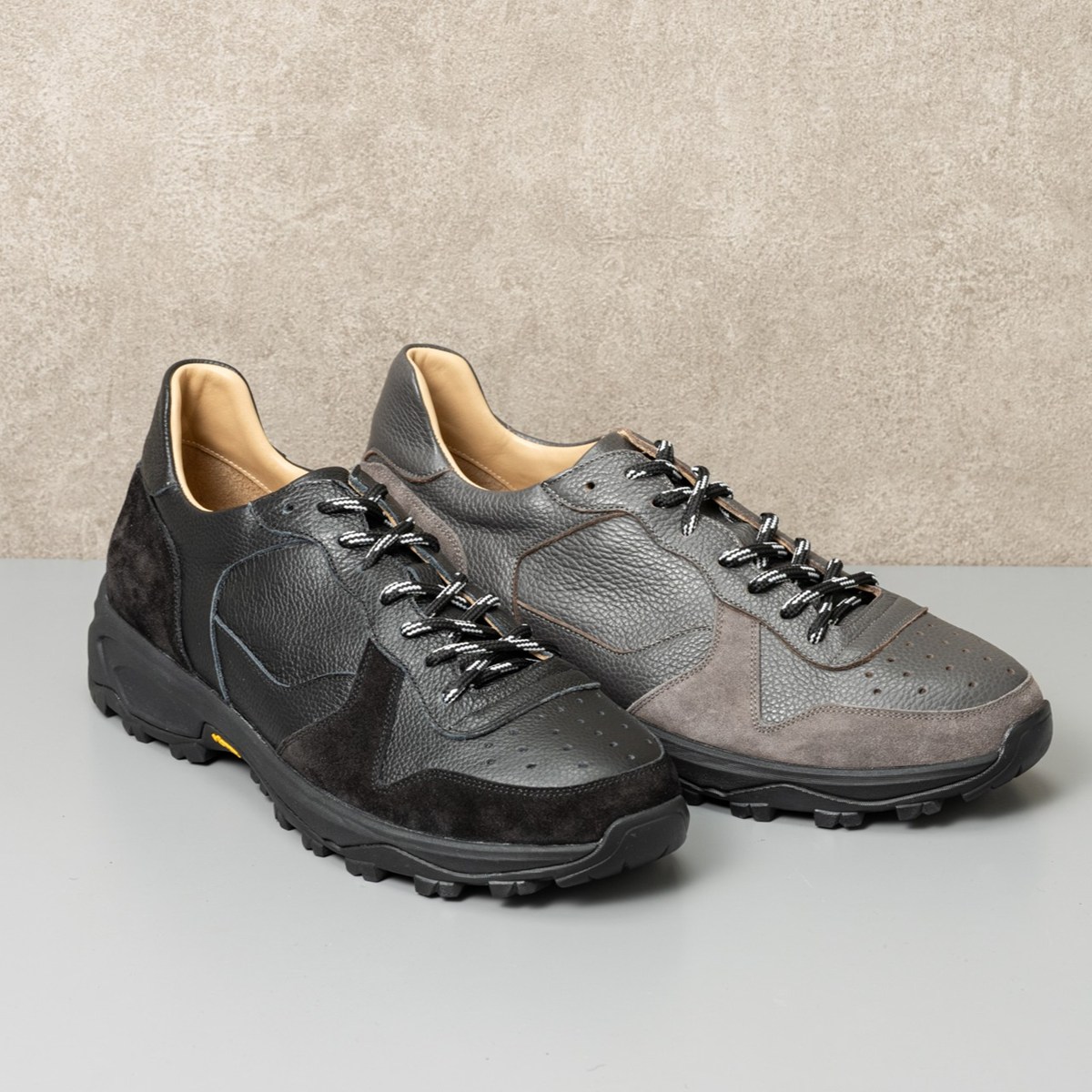 トレーディングポスト RUN-CLIMB GREY+GREY トレッキングスニーカー メンズ