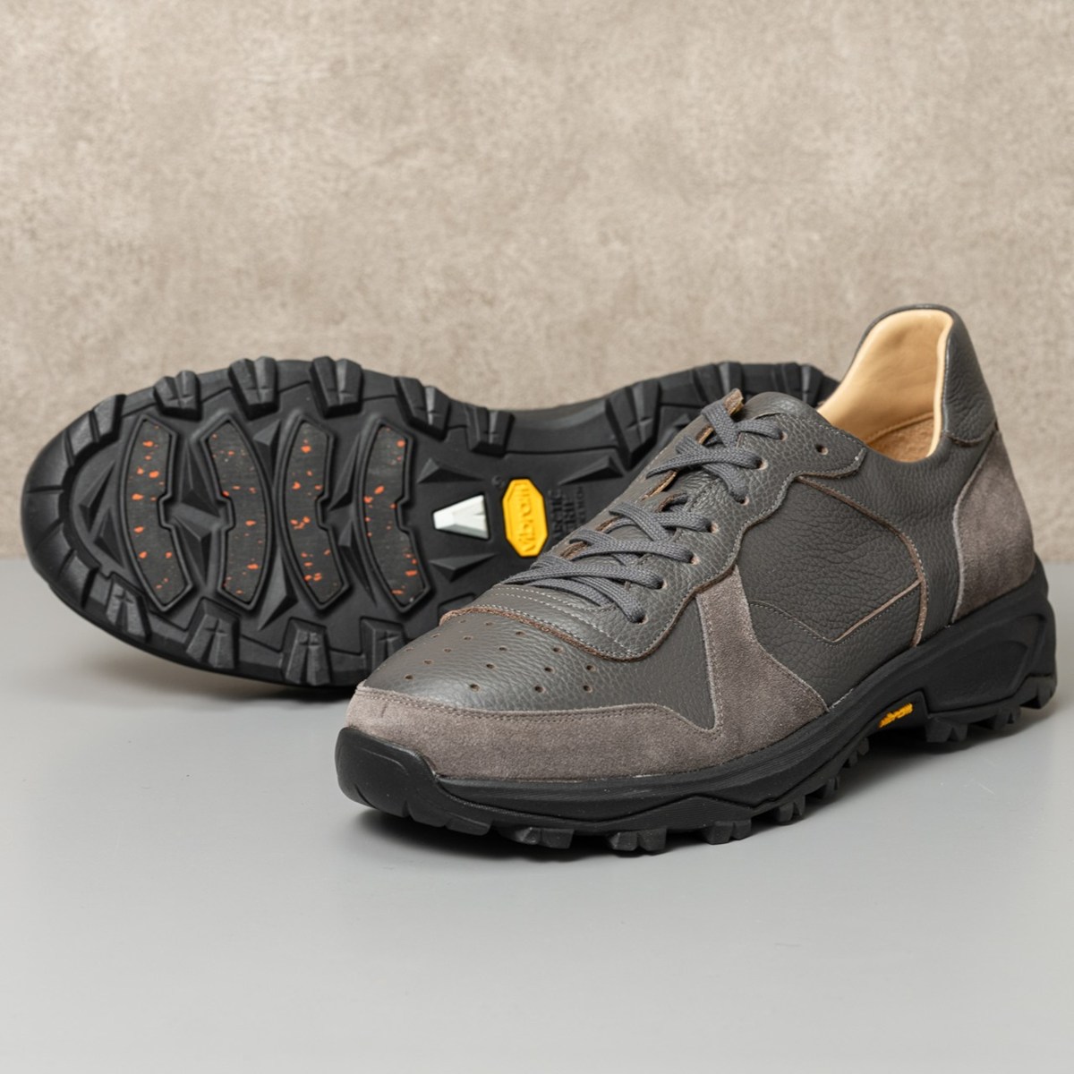 トレーディングポスト RUN-CLIMB GREY+GREY トレッキングスニーカー メンズ