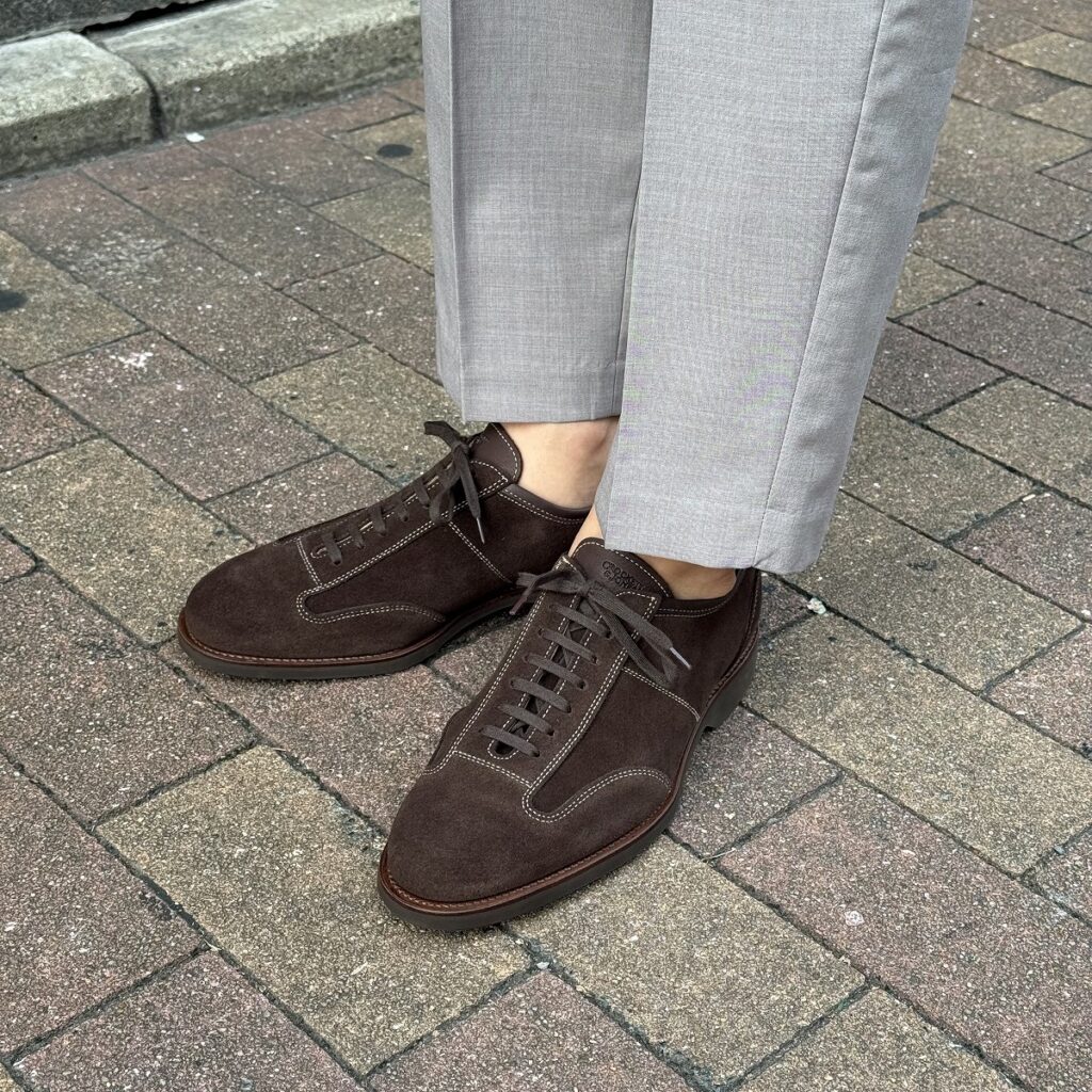 クロケット&ジョーンズ ボウランド|BOWLAND DARKBROWN レザースニーカー メンズ
