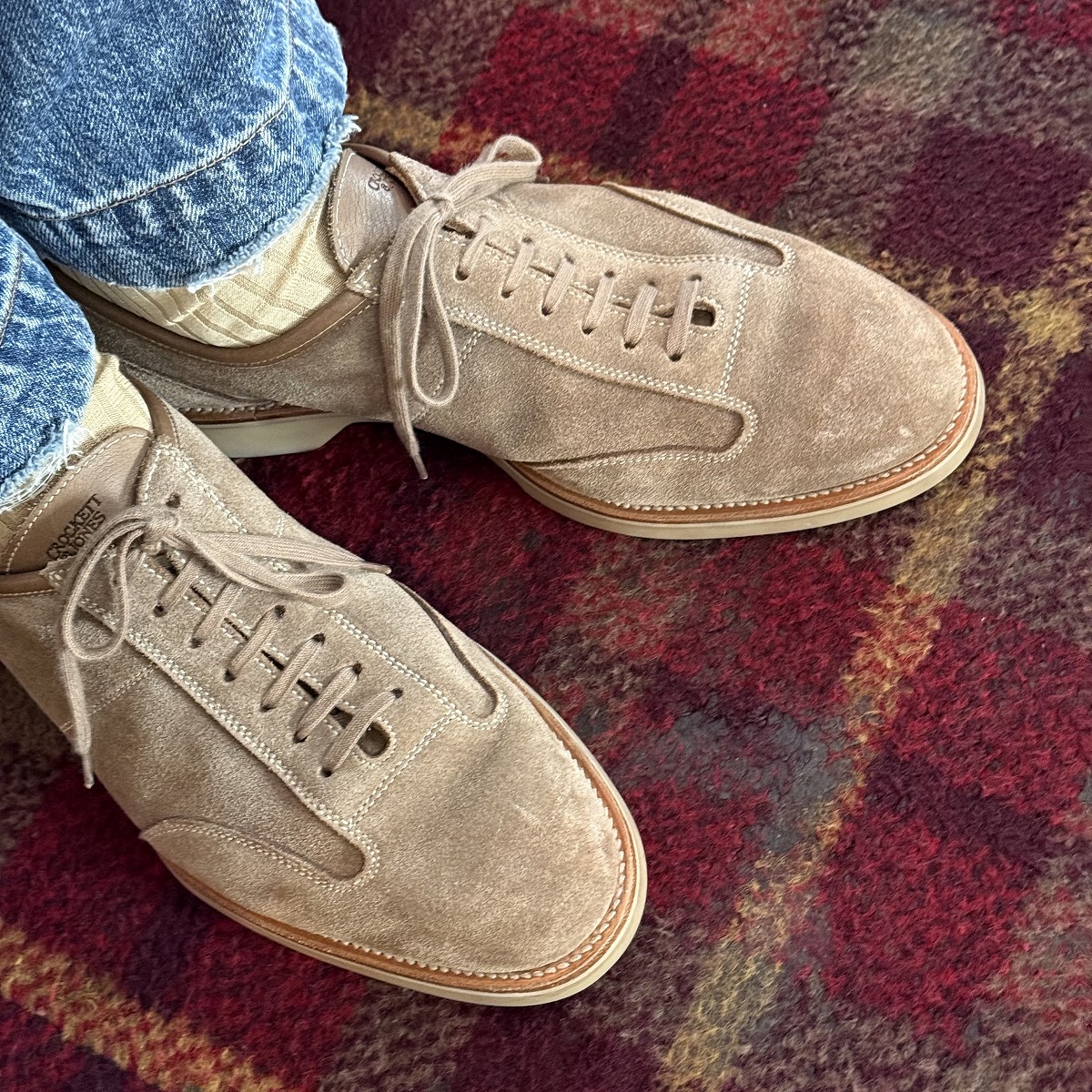 クロケット&ジョーンズ ボウランド|BOWLAND TAUPE レザースニーカー メンズ