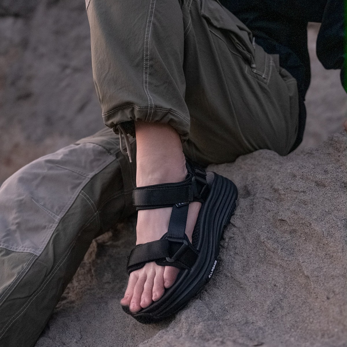TELIC ALLROADS-S4 リカバリーサンダル テリック ブラック リカバリーサンダル｜ALLROADS -S4 - Black｜TELIC（テリック