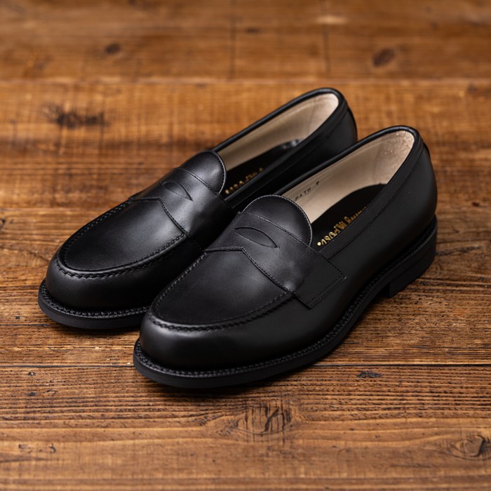 トレーディングポスト パス|PATH BLACK ローファー メンズ