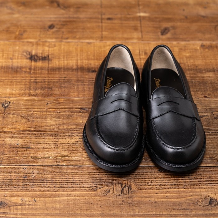 トレーディングポスト パス|PATH BLACK ローファー メンズ