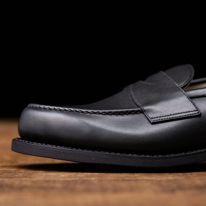 トレーディングポスト パス|PATH BLACK ローファー メンズ