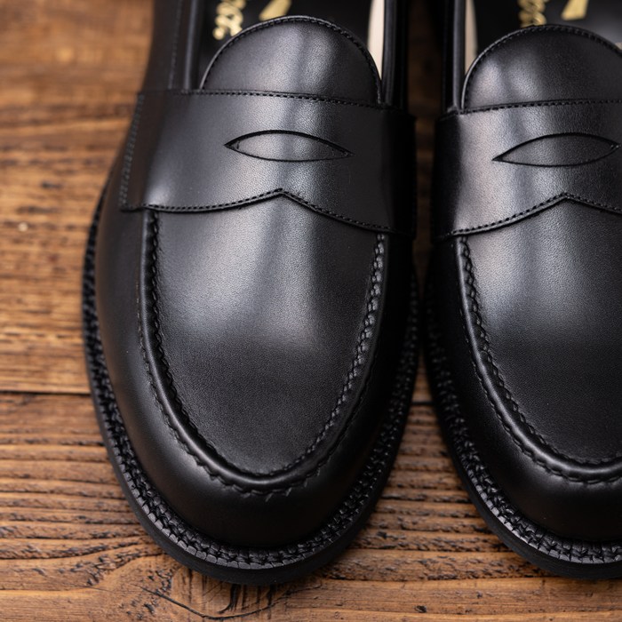 トレーディングポスト パス|PATH BLACK ローファー メンズ