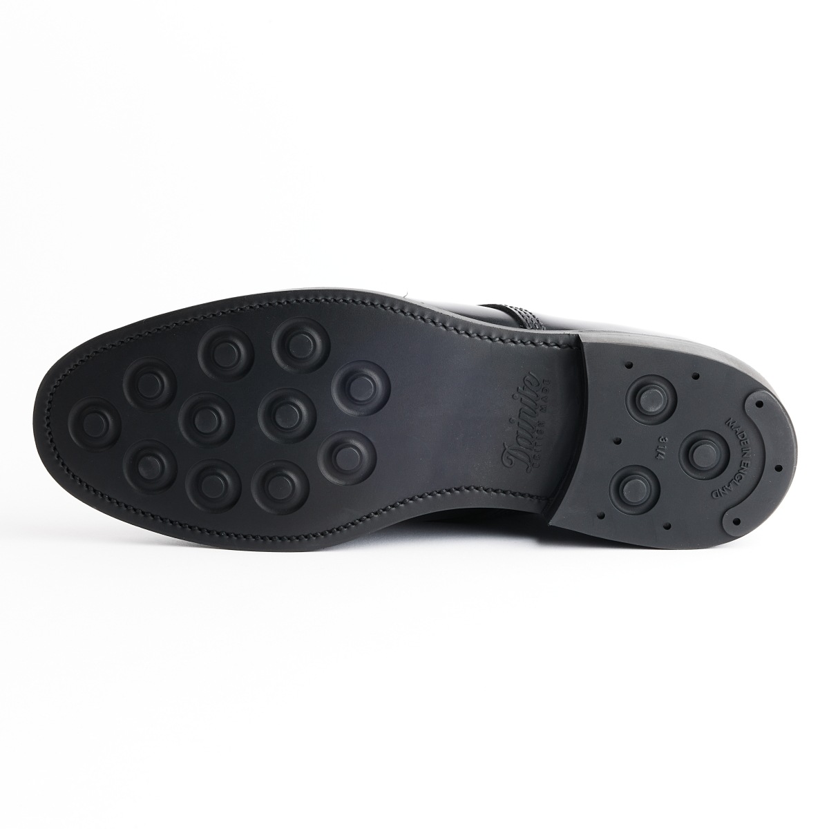 【8月1日より68,200円(税込)】サンダース OFFICER SHOE BLACK プレーントウ メンズ