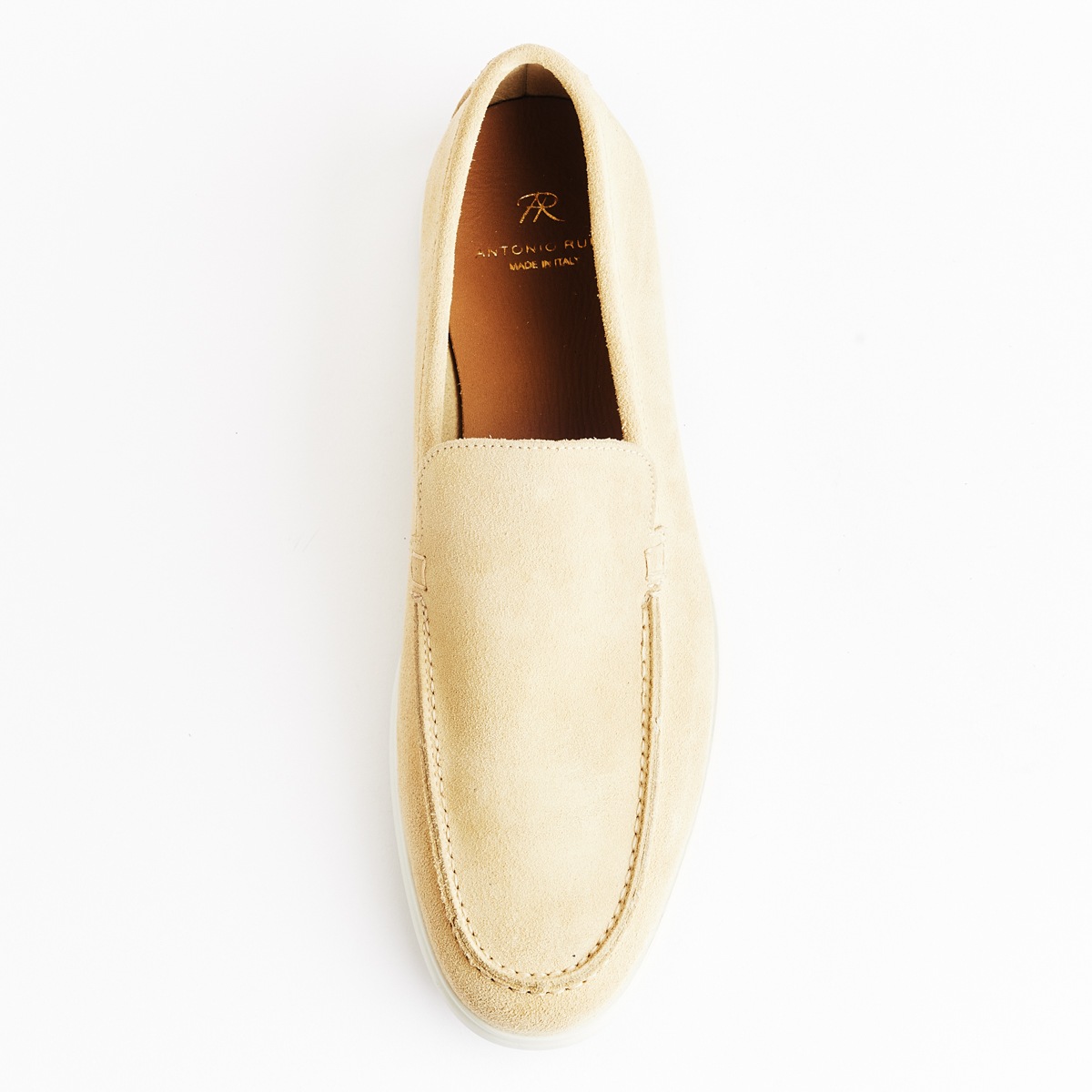 アントニオルフォ INAS-3 BEIGE レザースニーカー メンズ