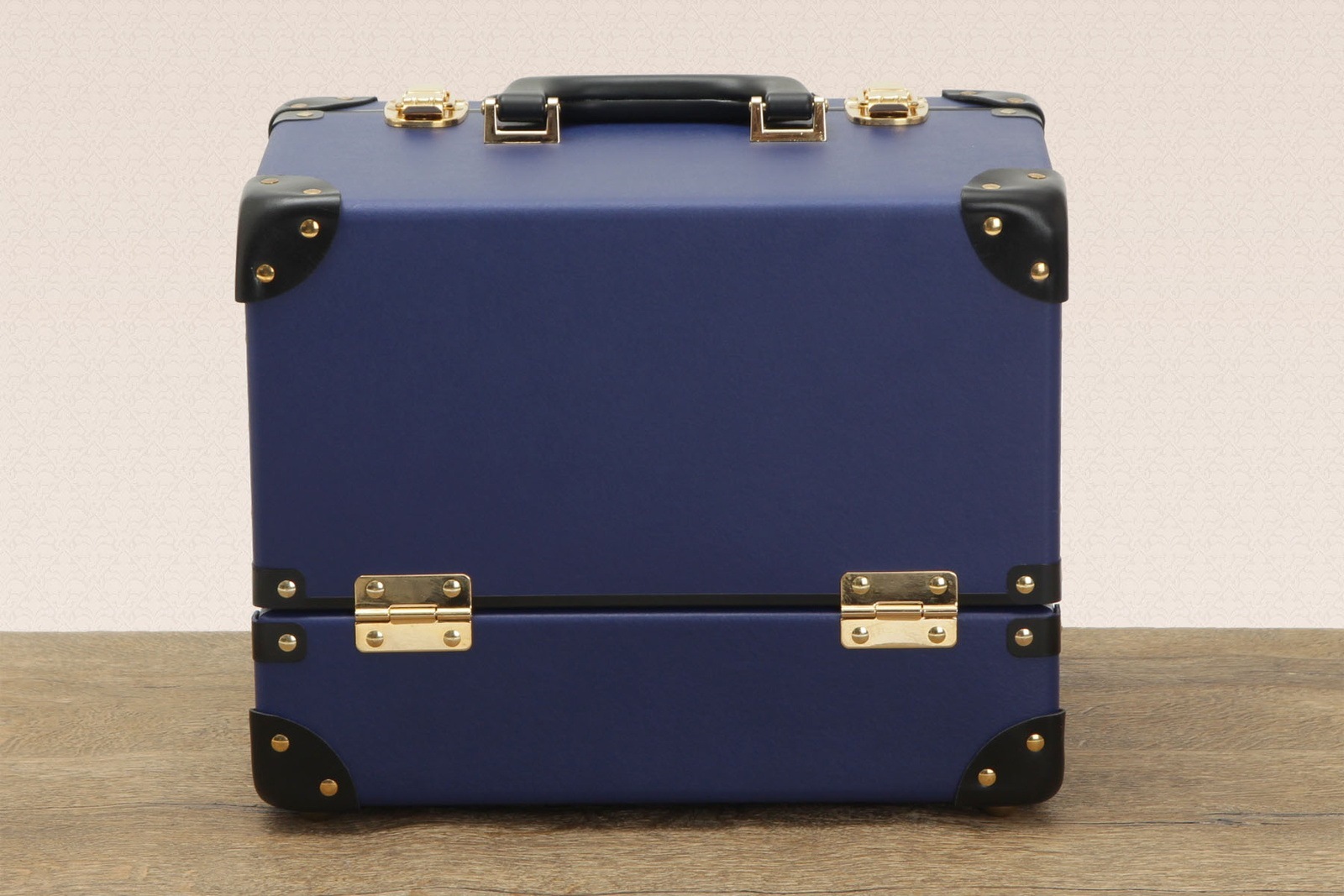 タイムボイジャー シューケア用品収納ボックス NAVY メンテナンスボックス