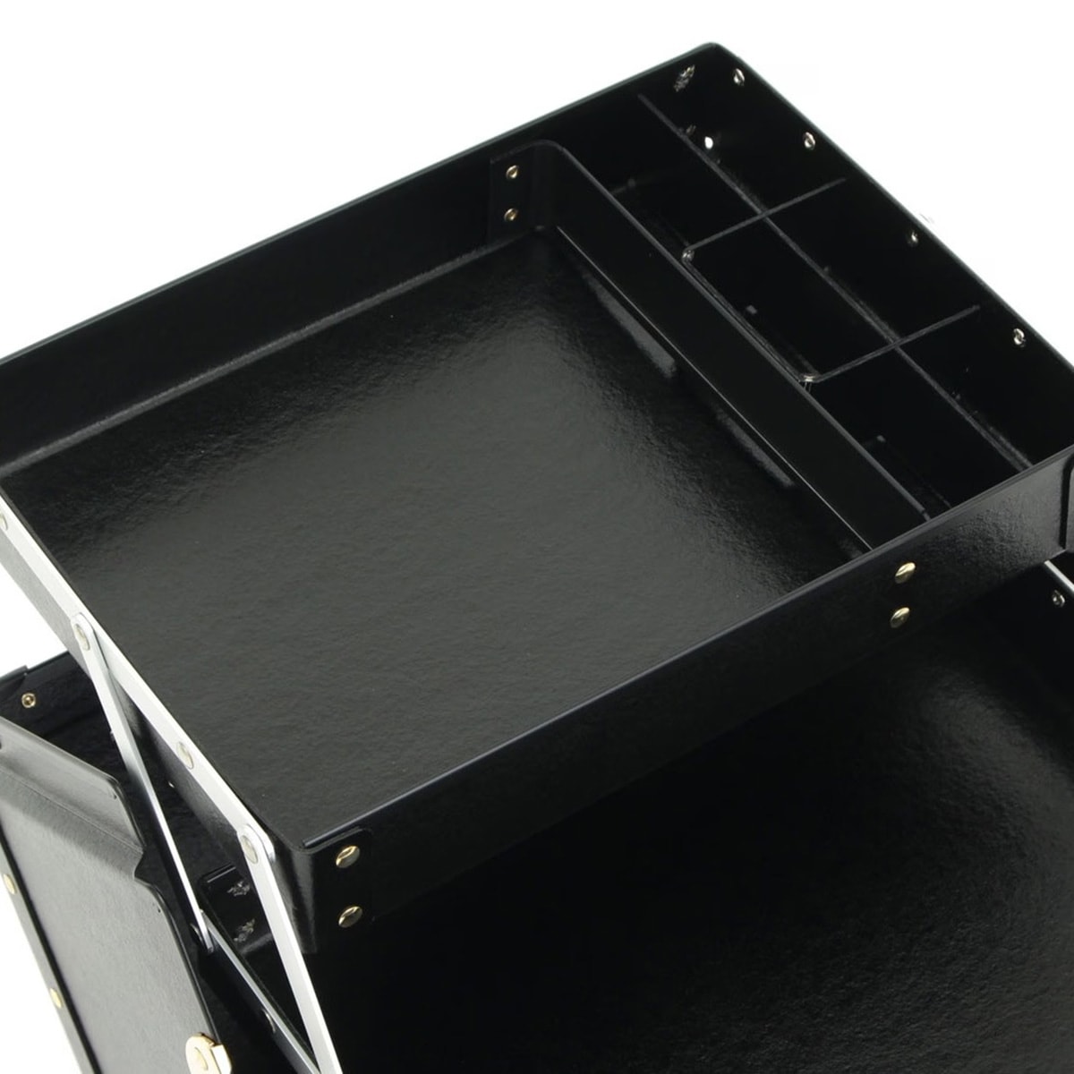 タイムボイジャー シューケア用品収納ボックス BLACK メンテナンス