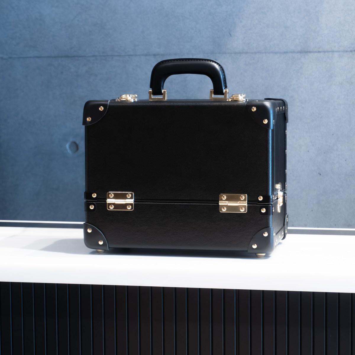 タイムボイジャー シューケア用品収納ボックス BLACK メンテナンス