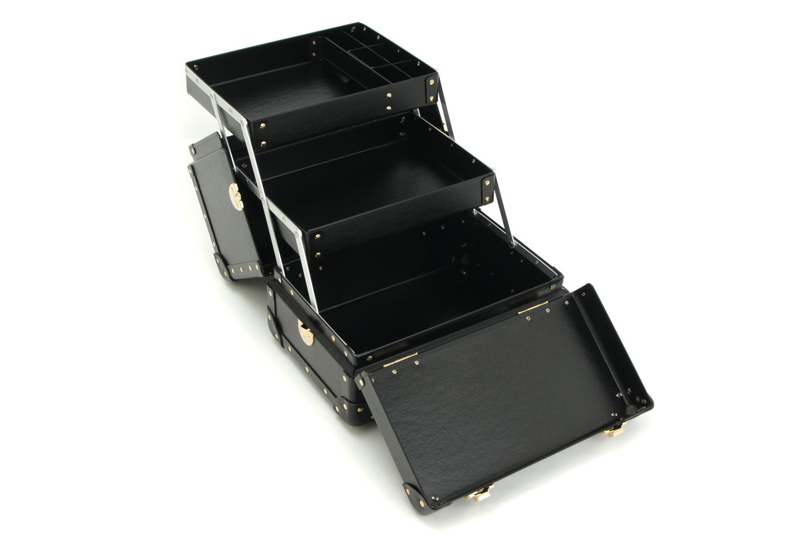 タイムボイジャー シューケア用品収納ボックス BLACK メンテナンス