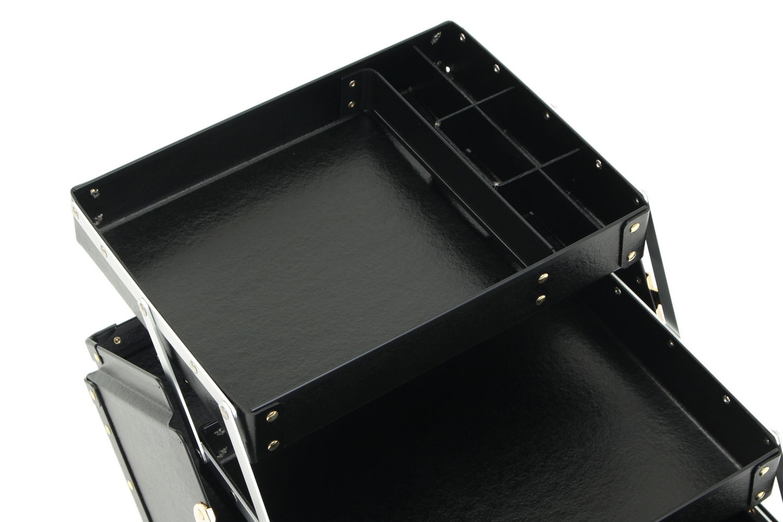 タイムボイジャー シューケア用品収納ボックス BLACK メンテナンス