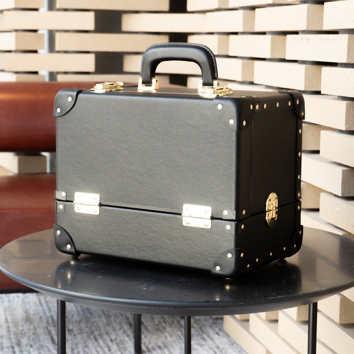 タイムボイジャー メンテナンスボックス シューケアボックス タイムボイジャー シューケア用品収納ボックス BLACK メンテナンス