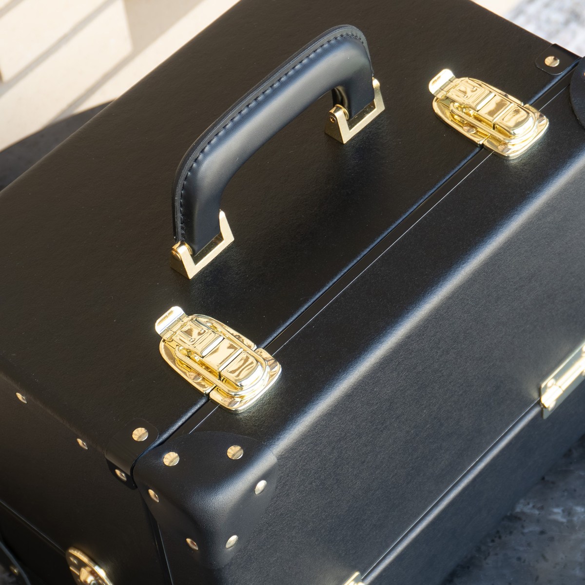 タイムボイジャー シューケア用品収納ボックス BLACK メンテナンス