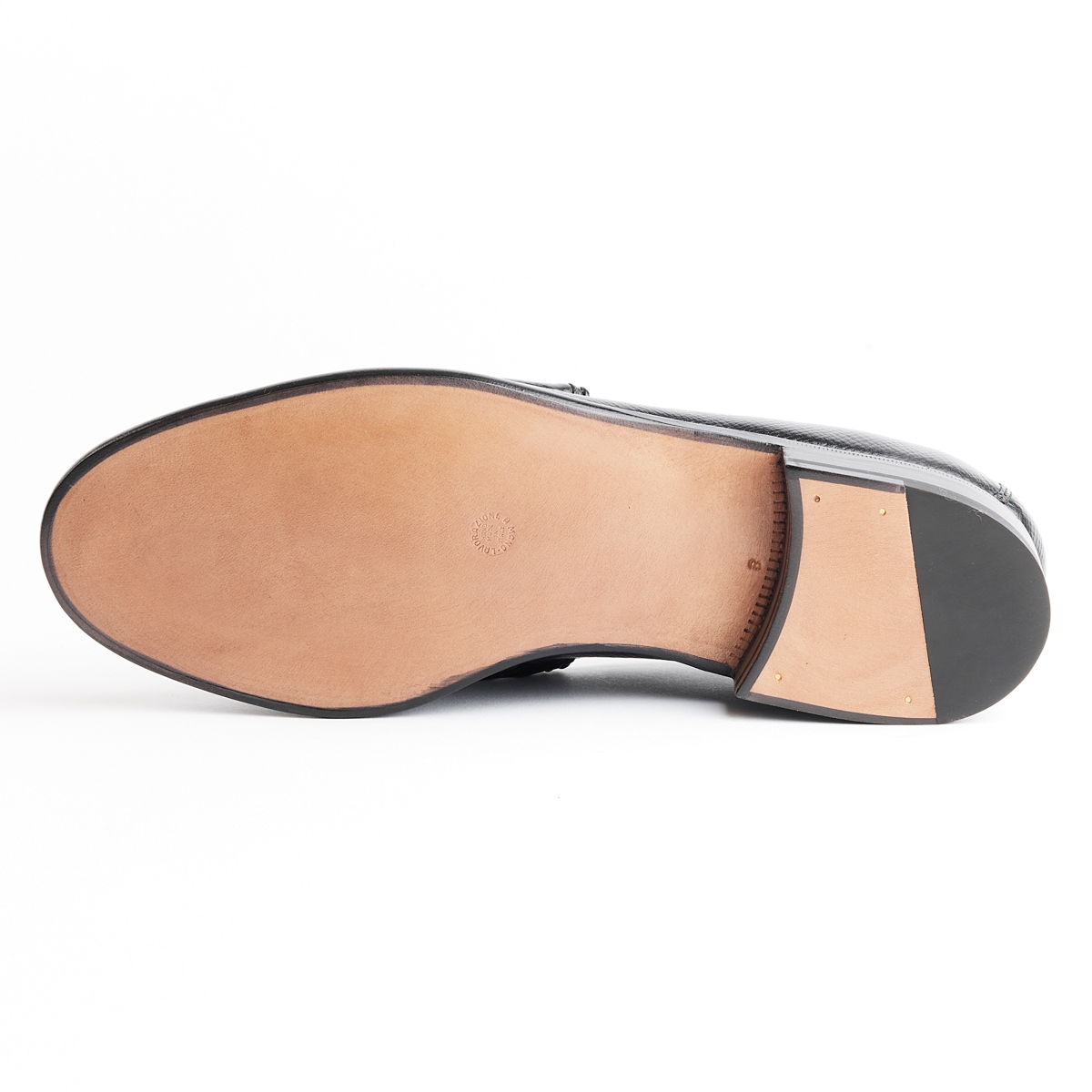 エンツォ・ボナフェ 2695V/C BLACK ビットローファー メンズ