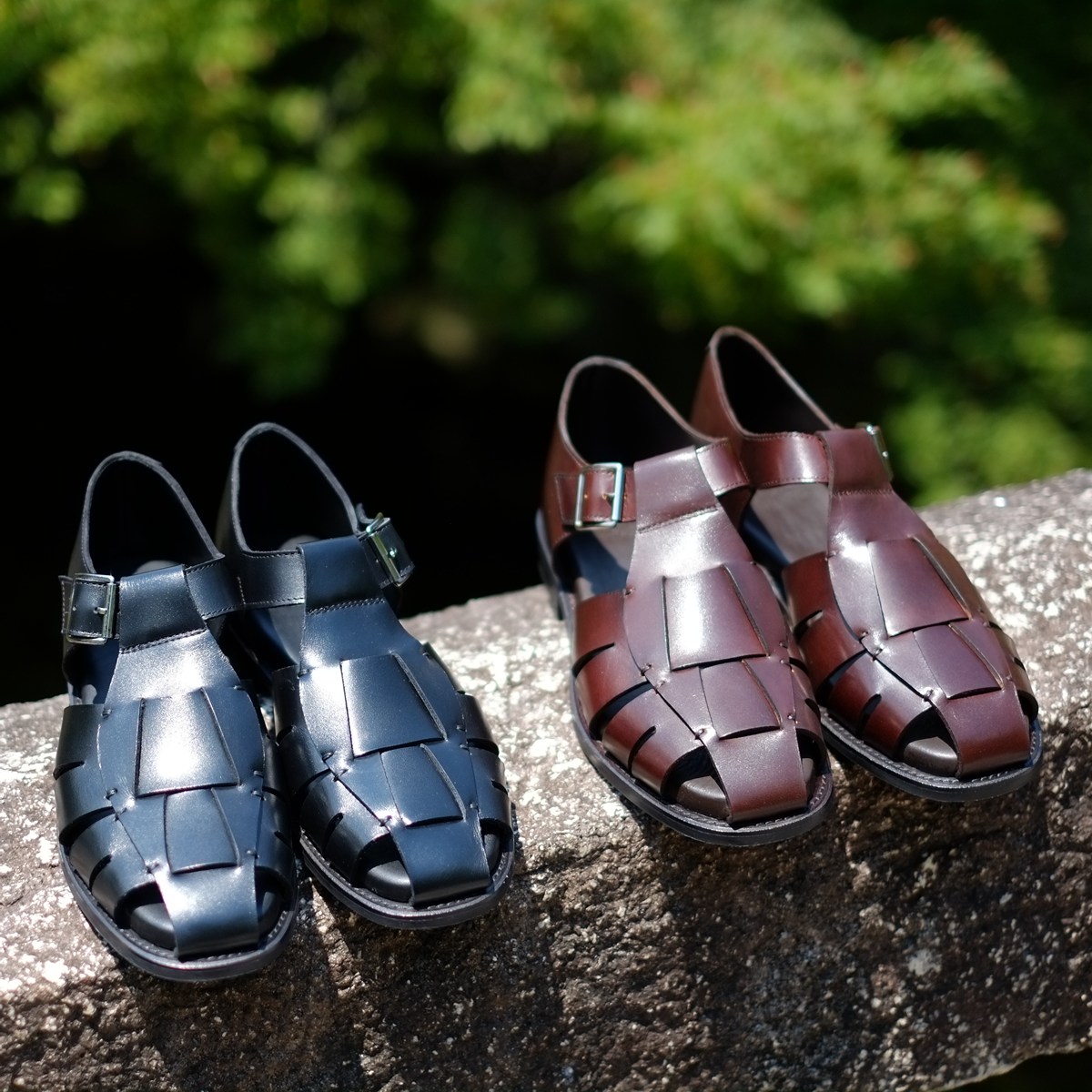 トレーディングポスト CBV1626 DARKBROWN グルカサンダル メンズ