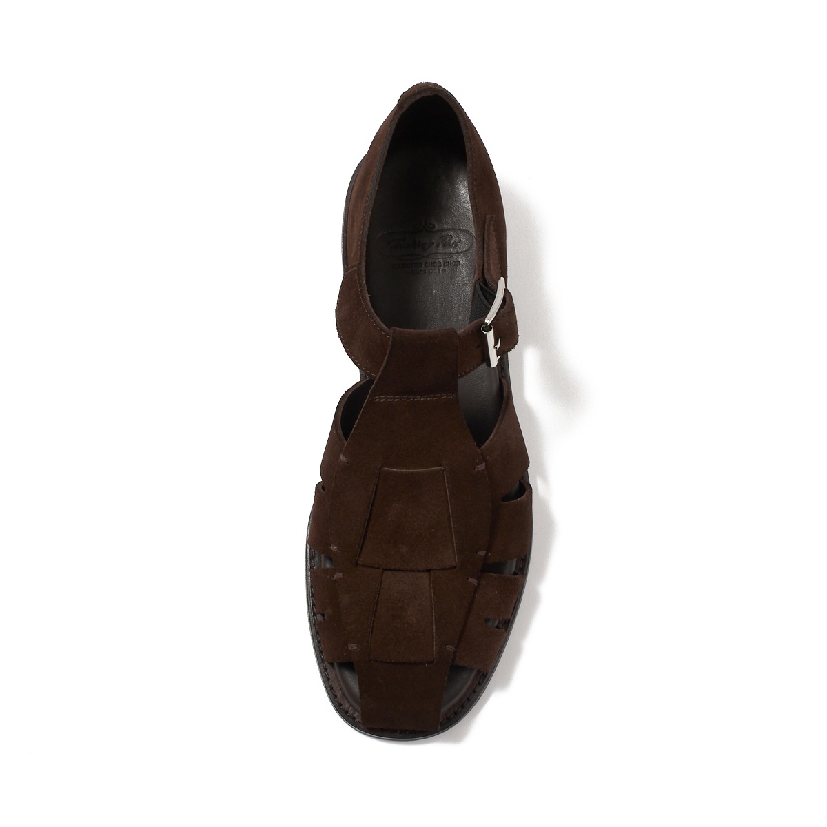 トレーディングポスト CBV1626 DARKBROWN グルカサンダル メンズ