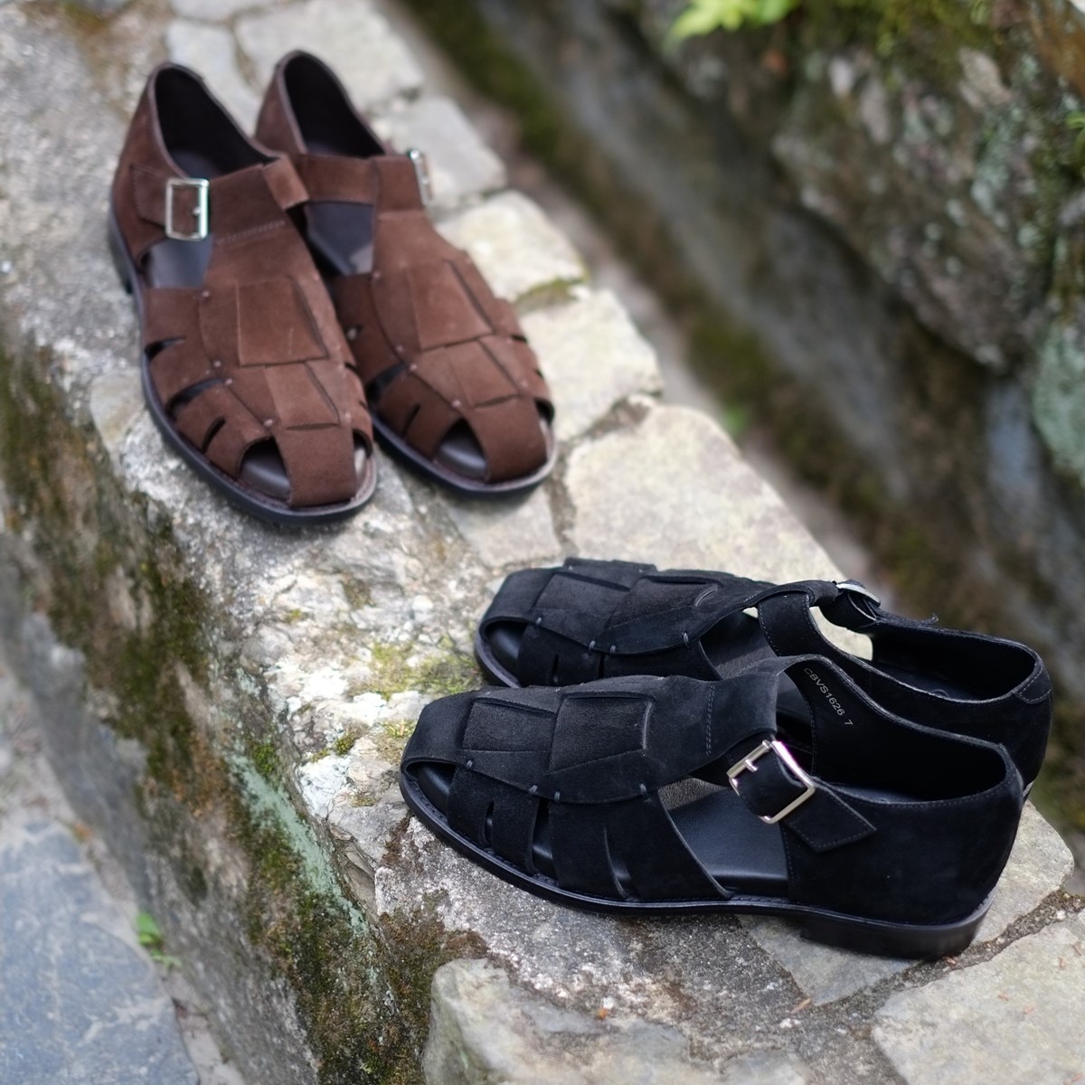 【使用少　美品】トレーディングポスト　グルカサンダル　シューツリー付き トレーディングポスト CBV1626 DARKBROWN グルカサンダル メンズ