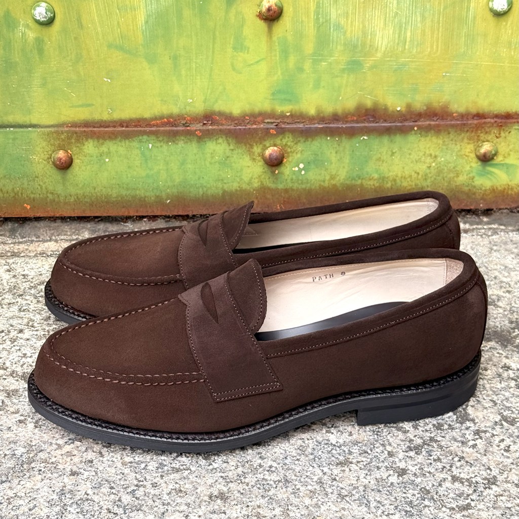 トレーディングポスト パス|PATH DARKBROWN ローファー メンズ