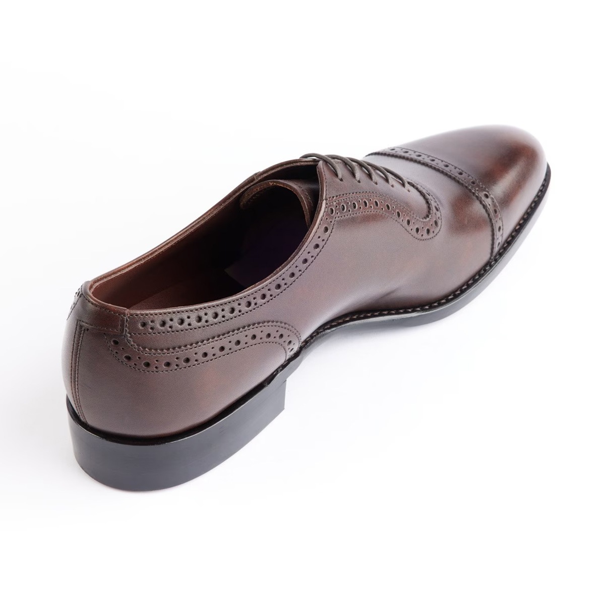 トレーディングポスト T602 CHOCOLATE パンチドキャップトウ メンズ