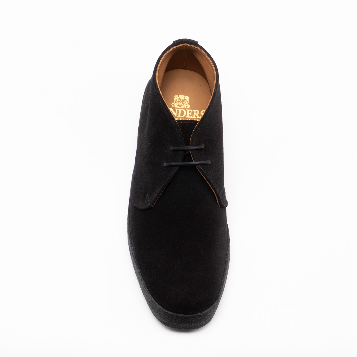 サンダース BRIT CHUKKA BLACK プレーントウ メンズ | サンダース