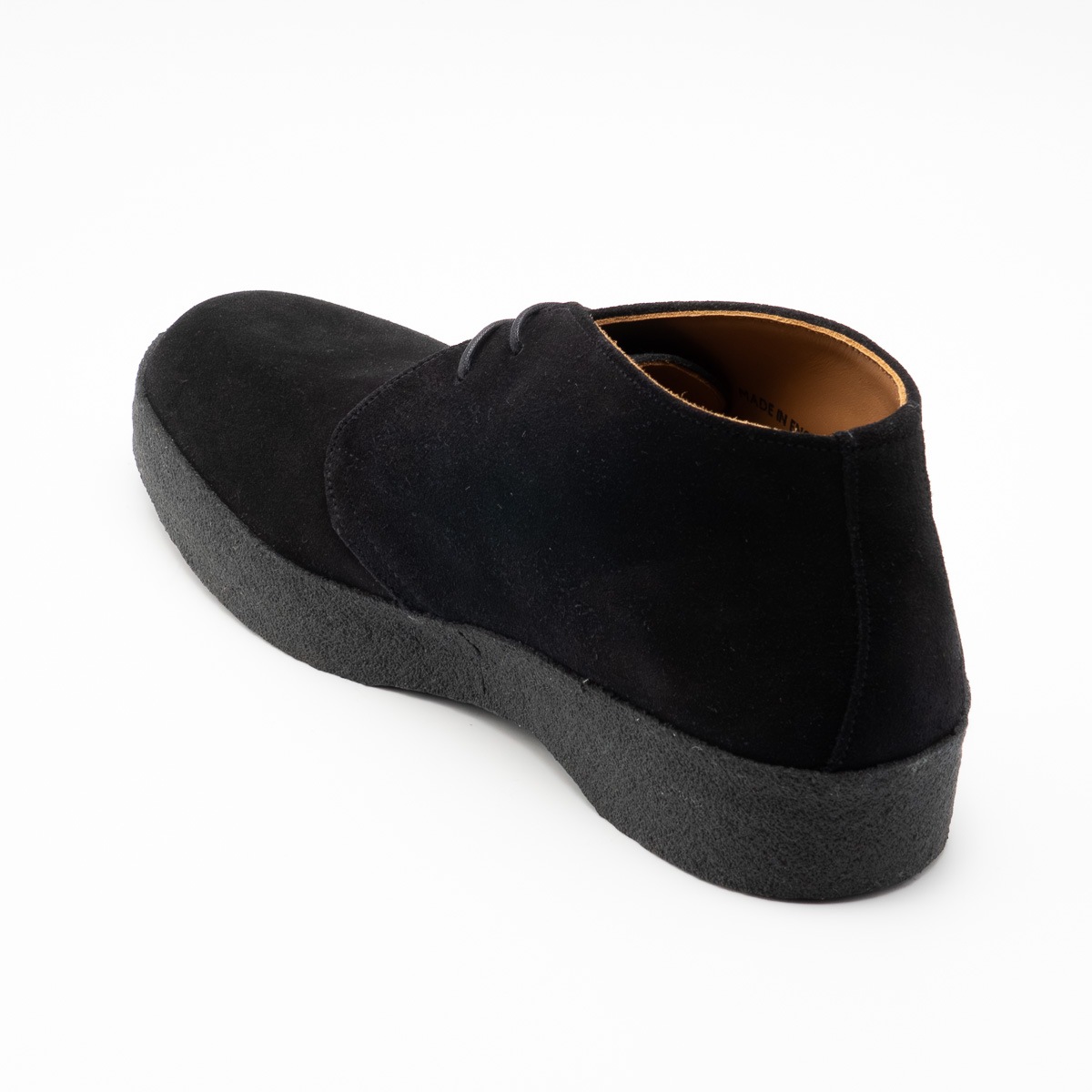 サンダース BRIT CHUKKA BLACK プレーントウ メンズ | サンダース