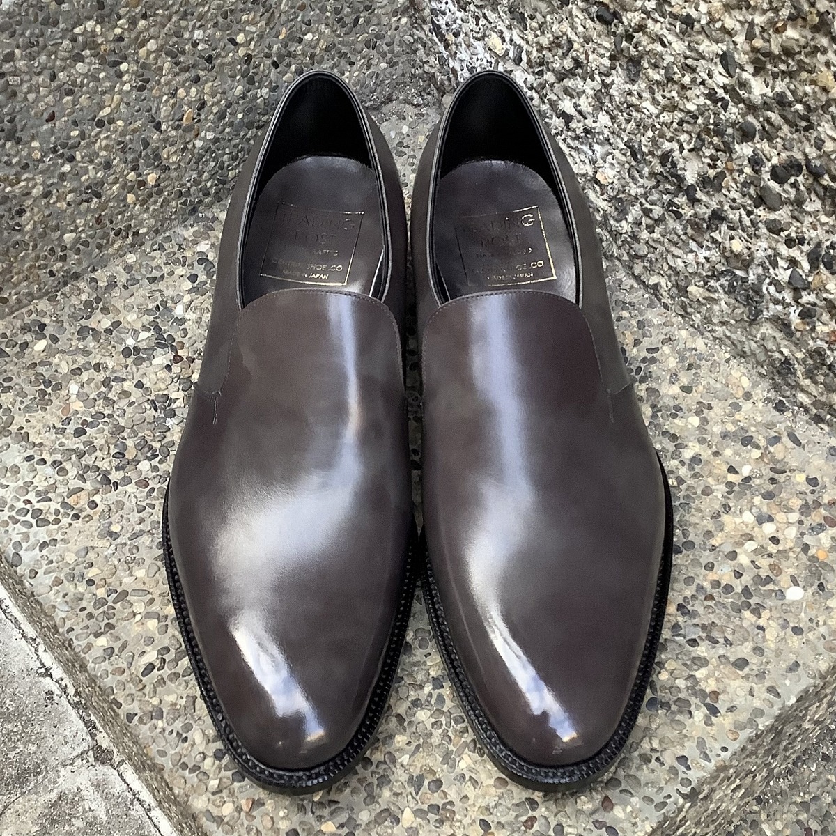 トレーディングポスト TP2023002 GRAY エラスティックシューズ メンズ