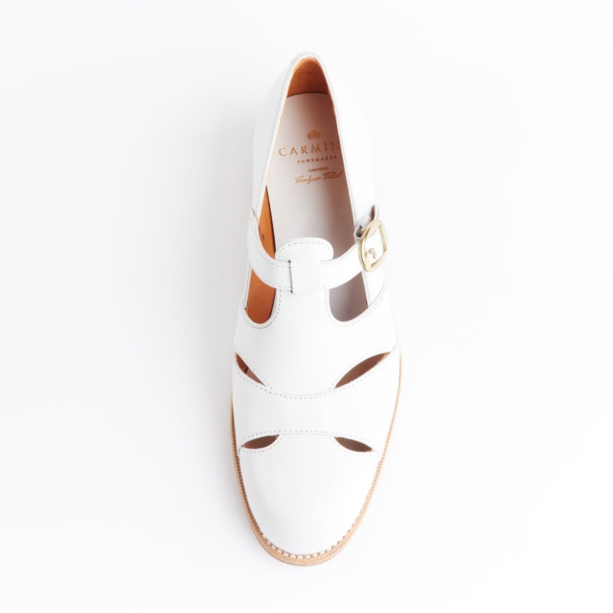 カルミーナ 1869 BLANCO グルカサンダル レディース