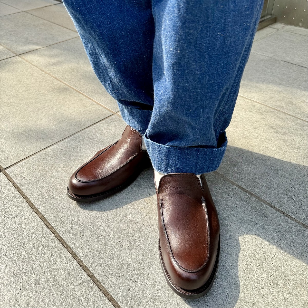 クロケット＆ジョーンズ サルコム|SALCOMBE DARKBROWN バンプシューズ メンズ
