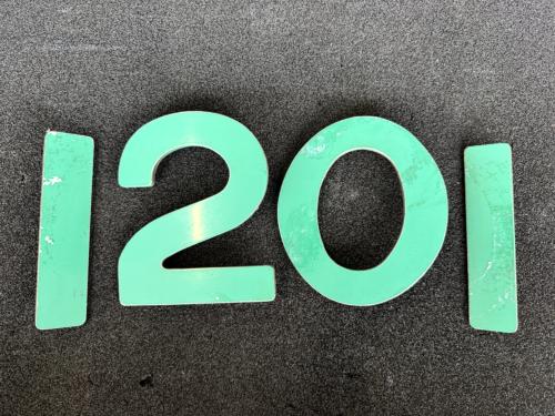 京都市交通局　車号板（1201）