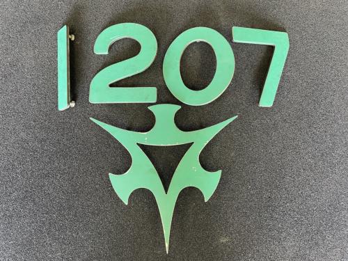 京都市交通局　車号板・局章（1207）