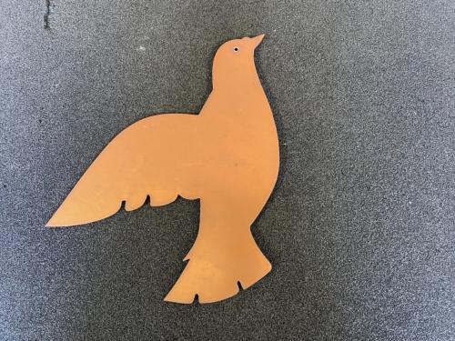 神戸市交通局 新長田駅壁面装飾(ハト①)