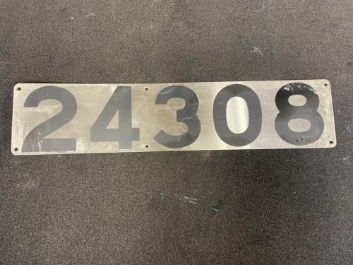 Osaka Metro　車両番号板(中間車)　24308号車