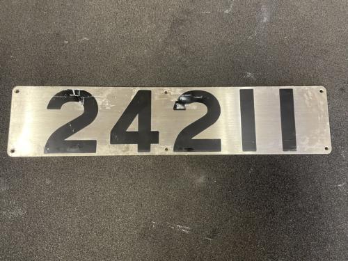 Osaka Metro　車両番号板(中間車)　24211号車