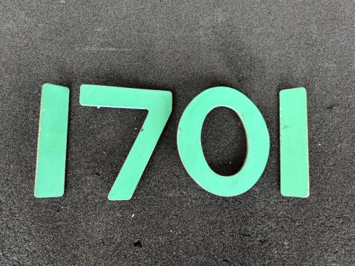 京都市交通局　車号板（1701）