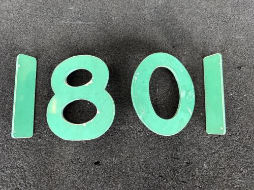 京都市交通局　車号板（1801）