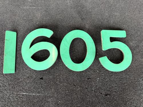 京都市交通局　車号板（1605）