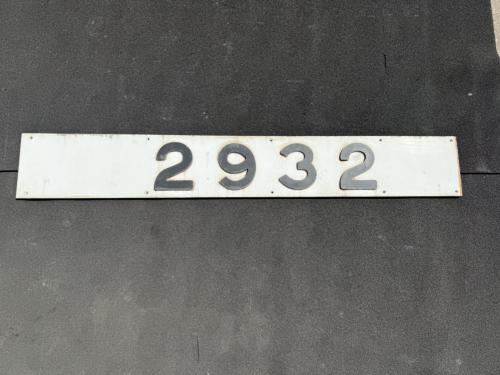 Osaka Metro　前面車号板　2932号車　※平日店頭引取りのみ