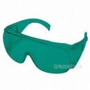 レーザー保護メガネ RS-02 ヘリウムネオン用 青緑レンズ 光学濃度OD5以上 【波長/ガス/出力/濃度/遮光/理研化学/作業用】 |レーザー用保護メガネ|ゴーグル・保護メガネ