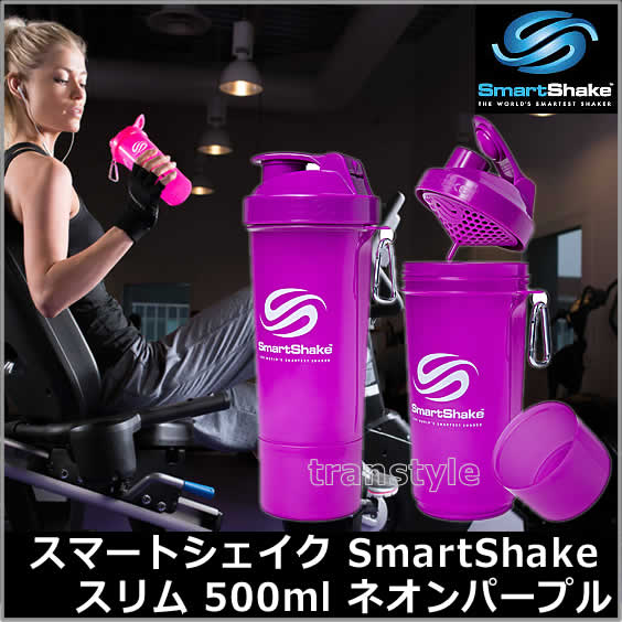 �ץ��ƥ��󥷥������� ���ޡ��ȥ������������SmartShakeSlim 500ml �ͥ���ѡ��ץ� �ڥץ��ƥ����ƴ�/����������/�ɥ�󥯥ܥȥ�/���ץ���ȥ�����/�ڥȥ�/�ե��åȥͥ�/��������