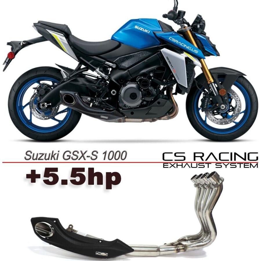 SUZUKI GSX-S1000/GT 21-23年 CS Racing テイラーメイドスタイル フルエキゾーストマフラー