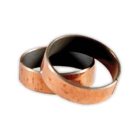 フロントフォーク用スライドメタル (アウター側)　47　x　43　x　12 mm