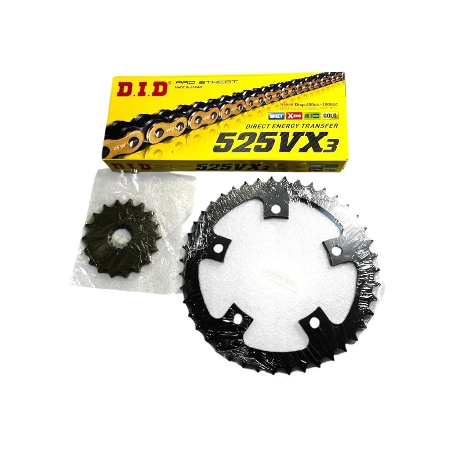 TRIUMPH BONNEVILLE T100 05-16年 前後スプロケット&チェーンセット