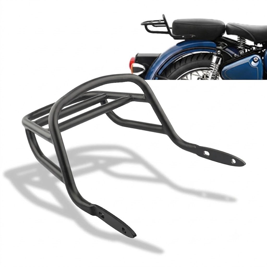 Royal Enfield Classic 350 21-25年 リアラックキャリア ブラック