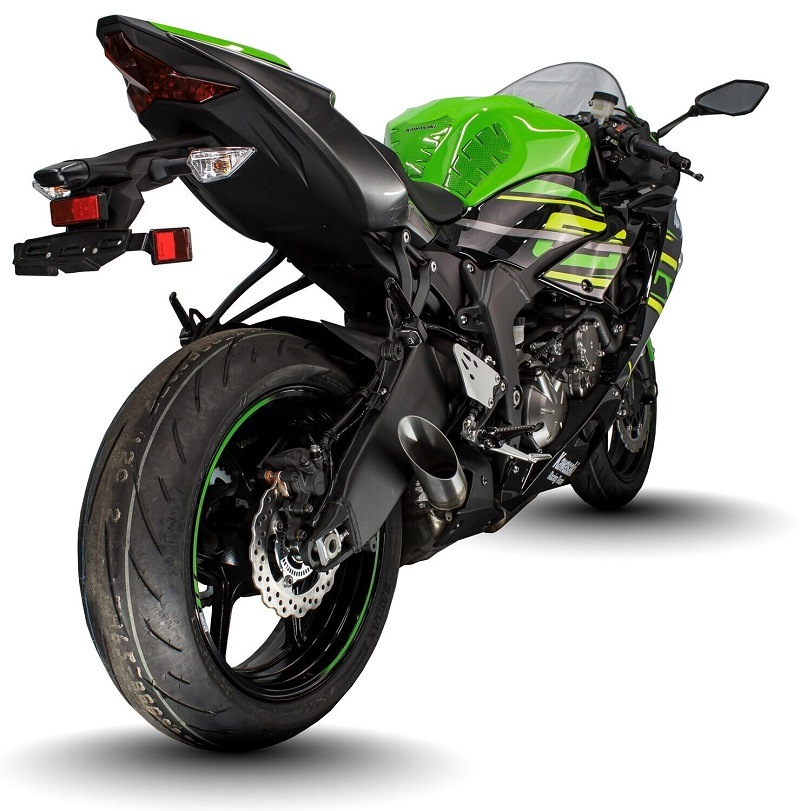 ReaS1 マクロ付き Kawasaki ZX-6R 19-24年 PRO-RACE GP-S1 チタンエキゾーストチップ