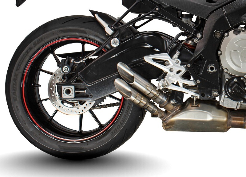 BMW S1000XR 15-19年 PRO-RACE GP-S1 チタンツインエキゾーストチップ
