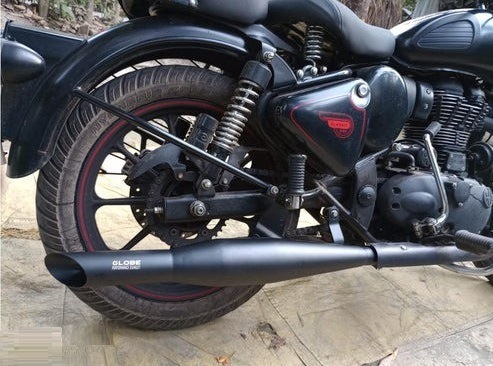 RoyalEnfield Classic350/Meteor350 21年以降 Rumbler Ace エキゾースト マットブラック