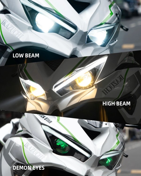 Kawasaki ZX-6R 19-23年年 カスタムヘッドライト Gen2 カスタムヘッド