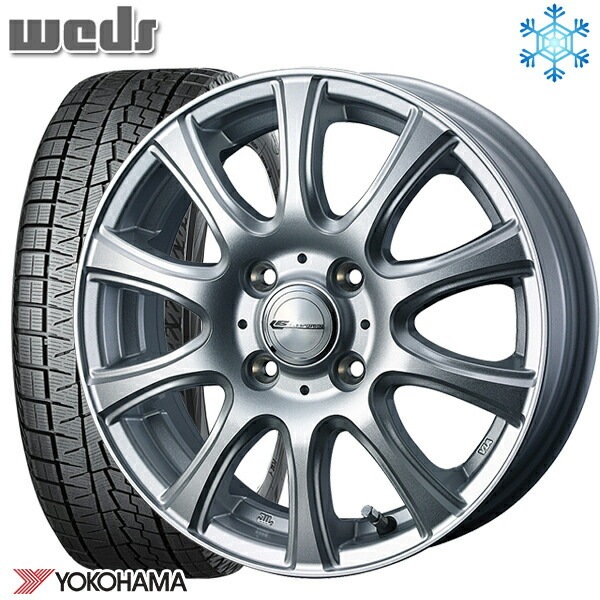 155/65R13インチ ヨコハマ アイスガード IG70 4H100 スタッドレスタイヤホイール4本セット Weds ウェッズ  ラウフバーン-トレジャーワンカンパニー公式通販サイト